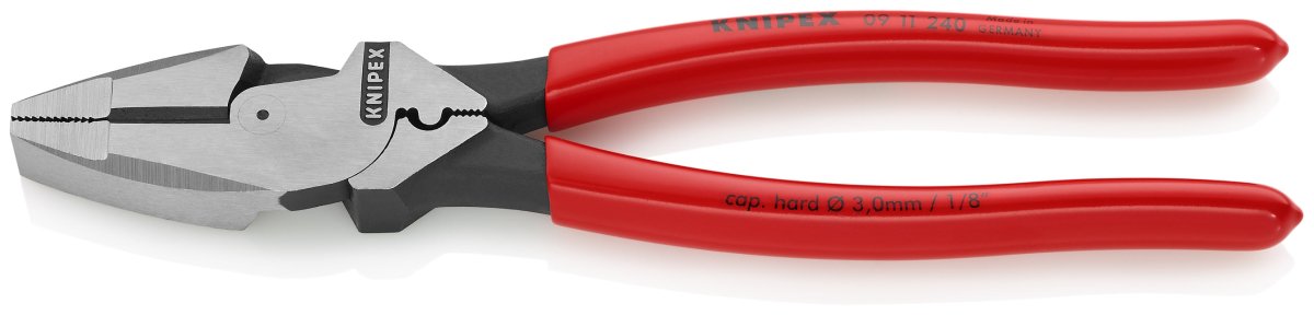 Knipex High Leverage Lineman's Pliers 9.5" 09 11 240 - Mr. Tools
