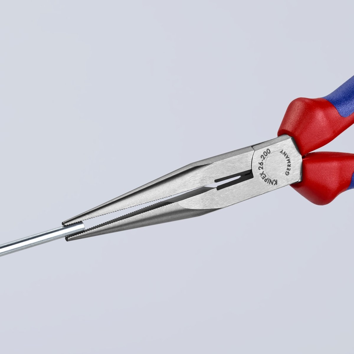 Knipex Long Nose Pliers With Side Cutter 8" 26 12 200 - Mr. Tools