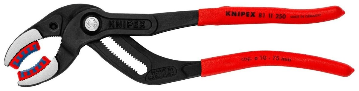 Knipex Pipe and Connector Pliers 10" 81 11 250 - Mr. Tools