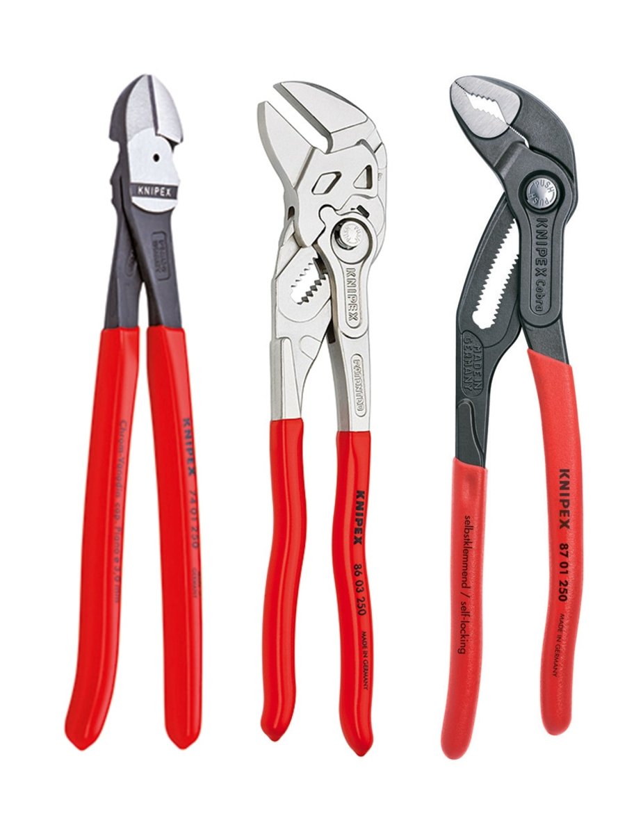 Knipex Pliers Set 3 Pieces 9K 00 80 117 US - Mr. Tools