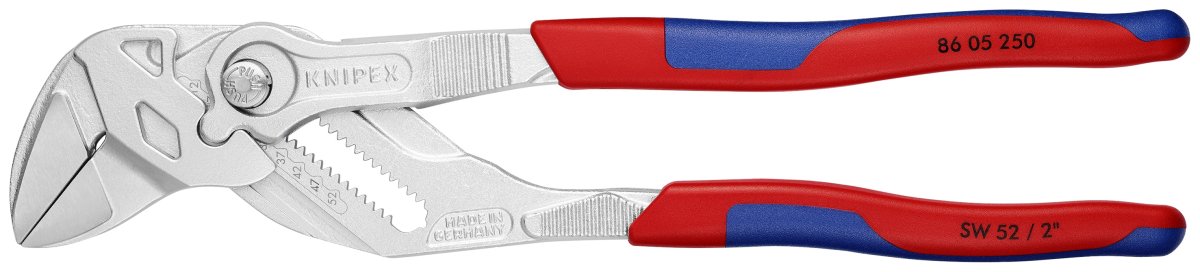 Knipex Pliers Wrench Comfort Grip 10" 86 05 250 - Mr. Tools