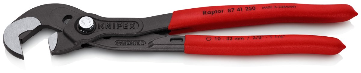 Knipex Raptor™ Slip Joint Pliers 10" 87 41 250 - Mr. Tools