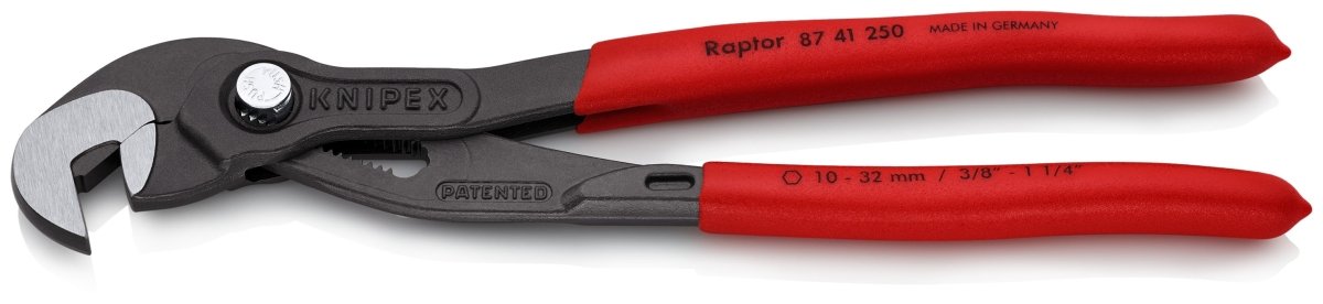 Knipex Raptor™ Slip Joint Pliers 10" 87 41 250 - Mr. Tools