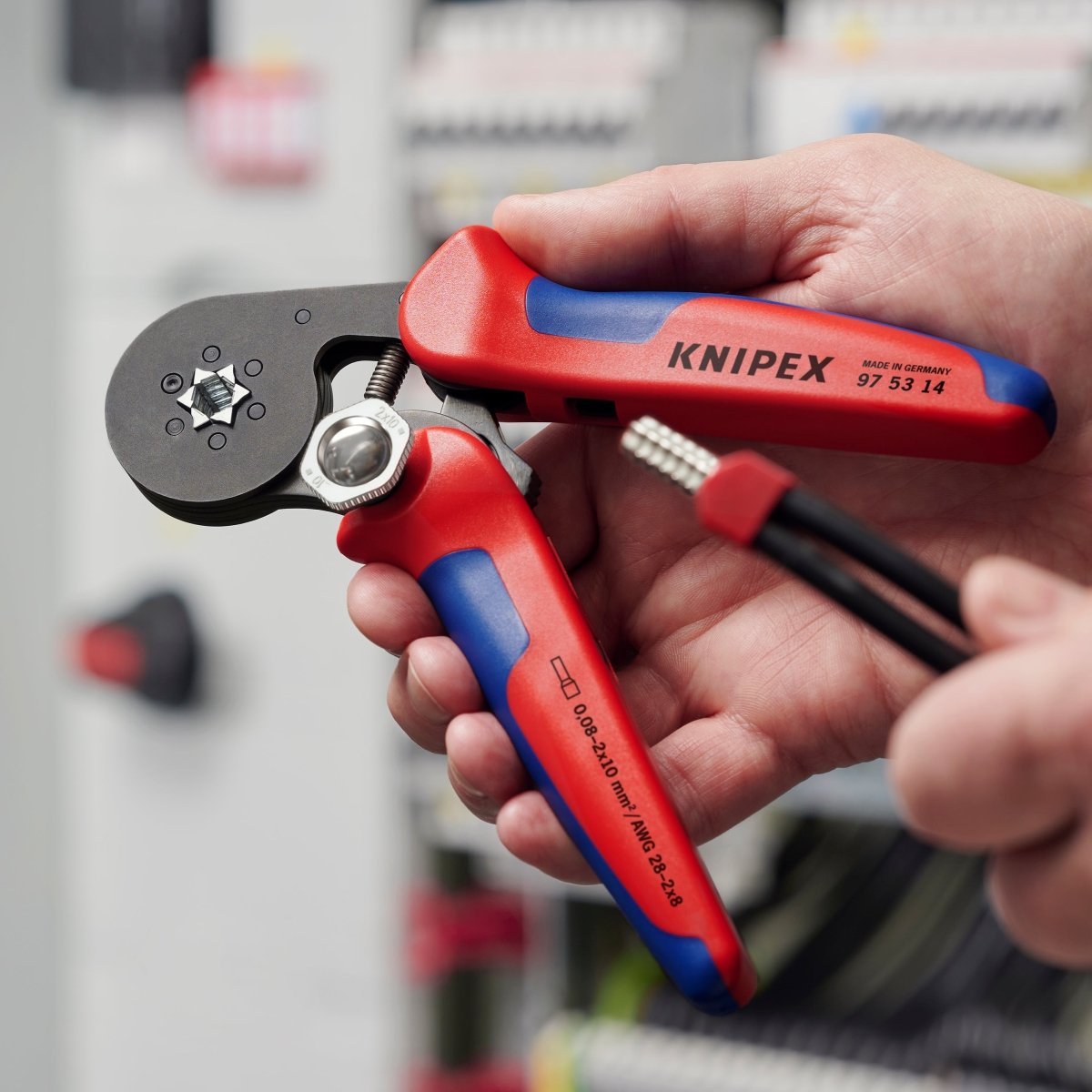 Knipex Self Adjusting Crimping Pliers 7 1/4" 97 53 14 - Mr. Tools