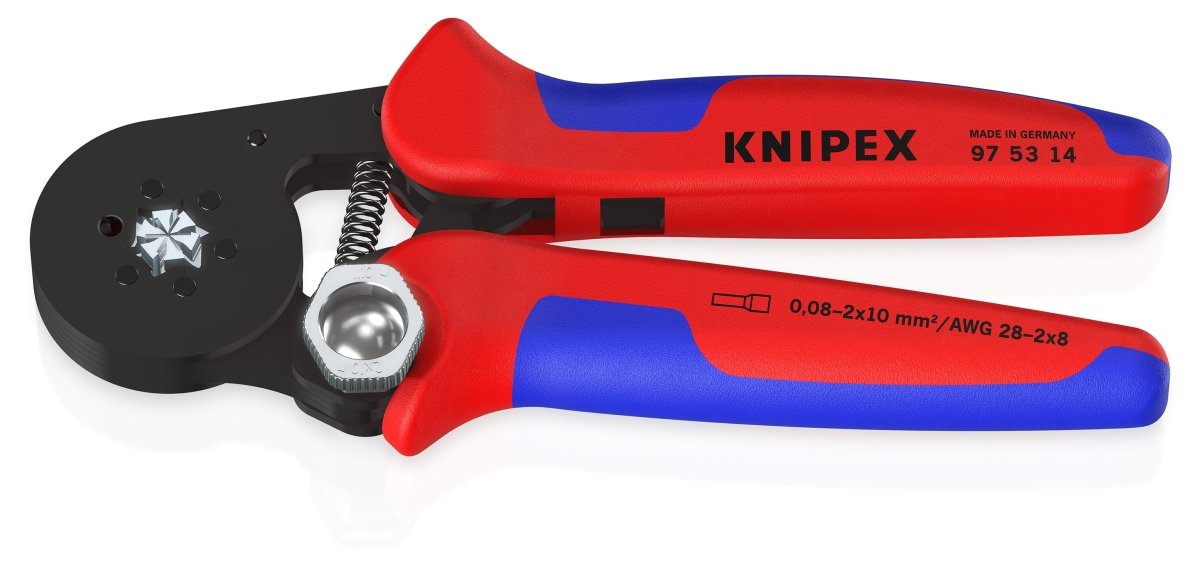 Knipex Self Adjusting Crimping Pliers 7 1/4" 97 53 14 - Mr. Tools