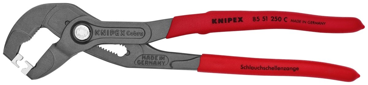 Knipex Spring Hose Clamp Pliers for Click Clamps 10" 85 51 250 C - Mr. Tools