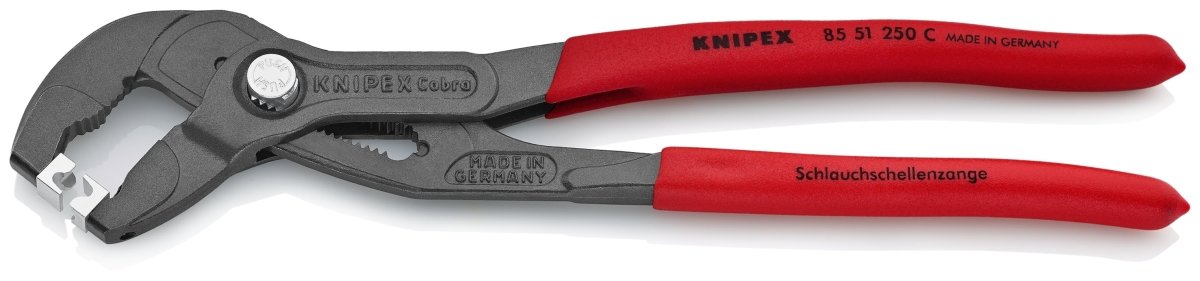 Knipex Spring Hose Clamp Pliers for Click Clamps 10" 85 51 250 C - Mr. Tools