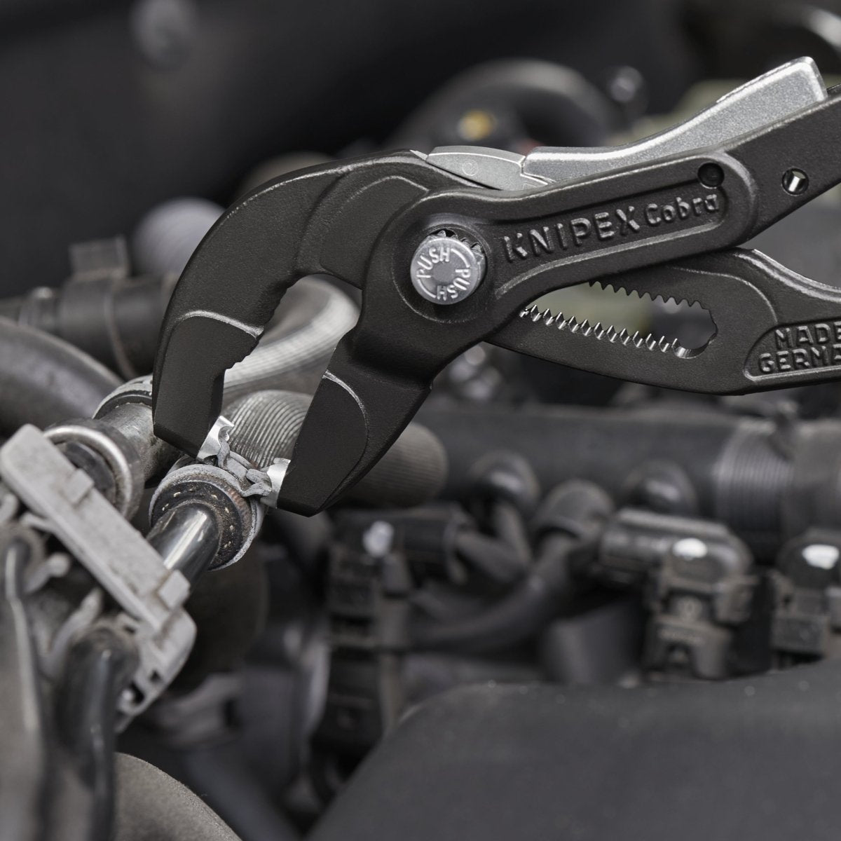 Knipex Spring Hose Clamp Pliers Locking Device 10" 85 51 250 AF - Mr. Tools