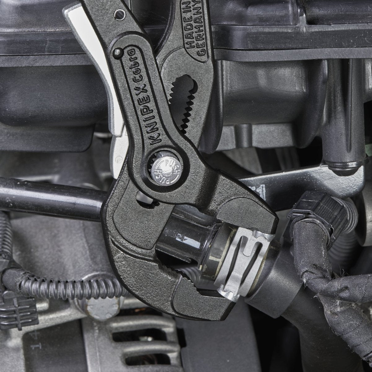 Knipex Spring Hose Clamp Pliers Locking Device 10" 85 51 250 AF - Mr. Tools