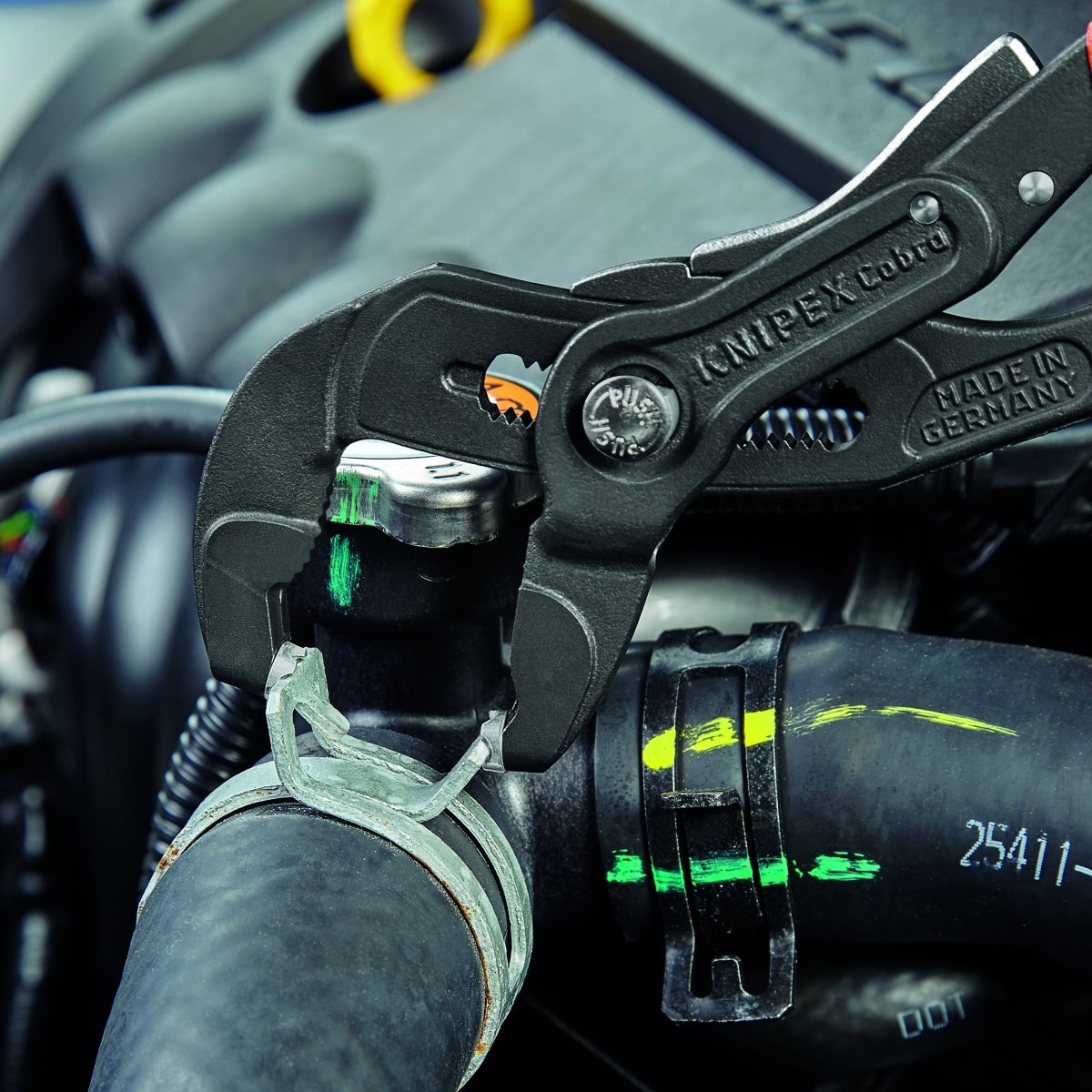 Knipex Spring Hose Clamp Pliers Locking Device 10" 85 51 250 AF - Mr. Tools