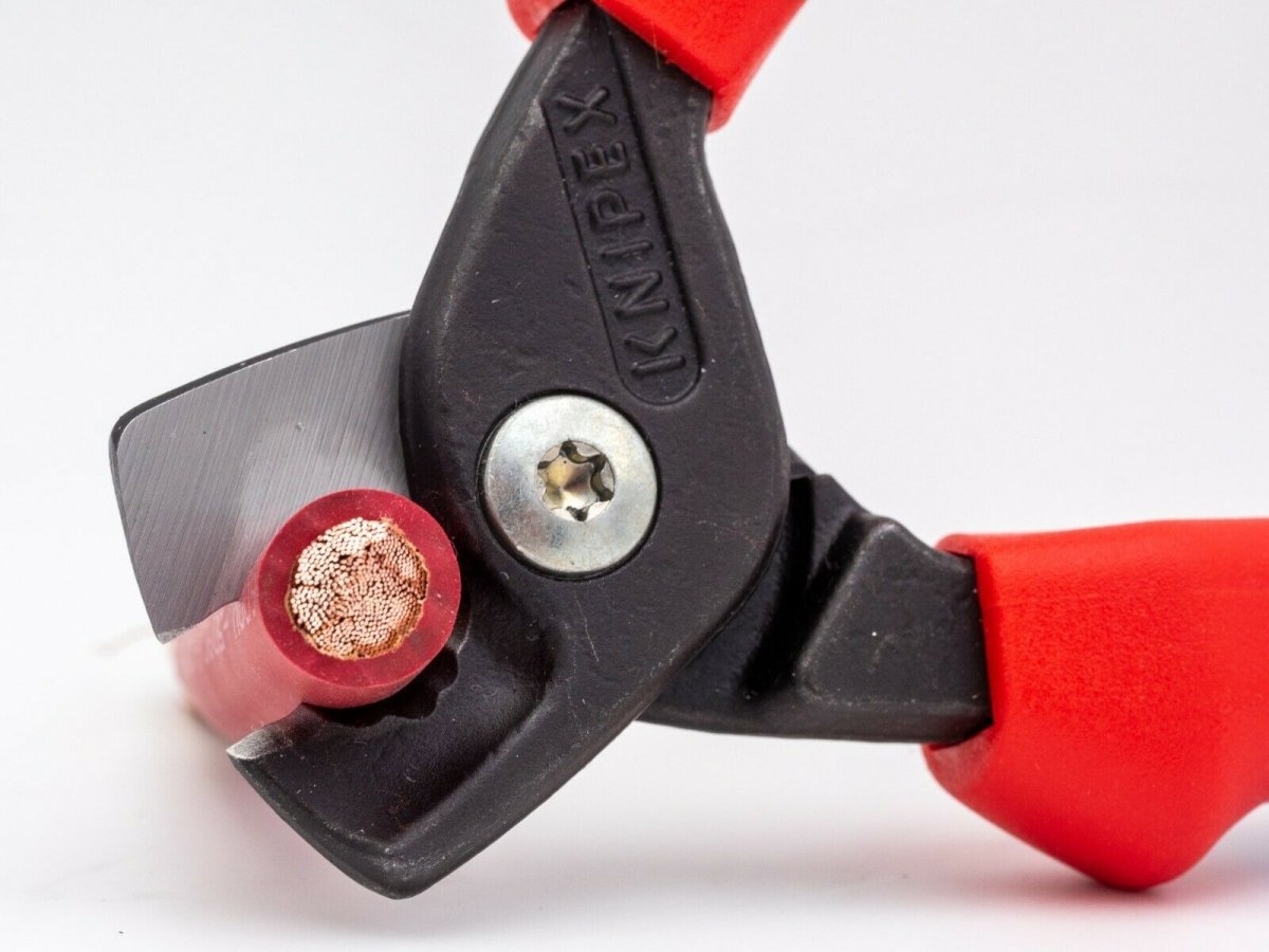 Knipex Stepcut Cutting Edge Cable Shears 6 1/4" 95 12 160 - Mr. Tools