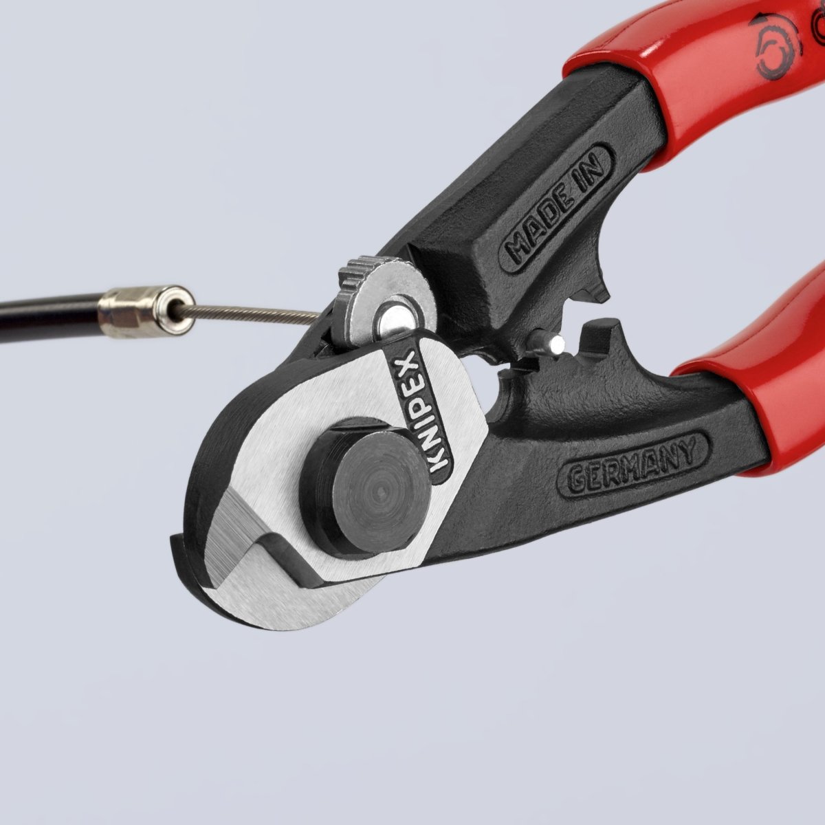 Knipex Wire Rope Cutters 7 1/2" 95 61 190 - Mr. Tools
