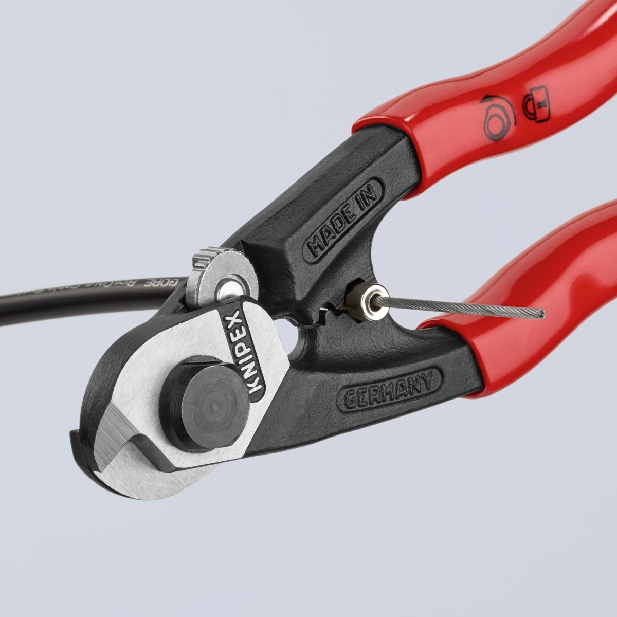 Knipex Wire Rope Cutters 7 1/2" 95 61 190 - Mr. Tools