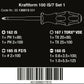 Wera 100 iS/7 VDE Set 1 Kraftform Insulated Screwdriver Set 7 Piece 05136013001 - Mr. Tools