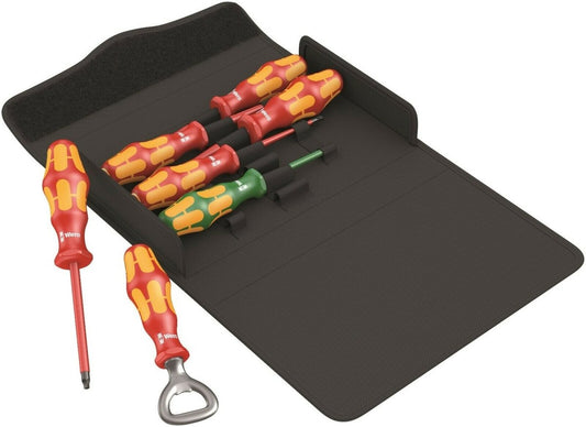 Wera 100 iS/7 VDE Set 3 Kraftform Insulated Screwdriver Set 7 Piece 05136018001 - Mr. Tools