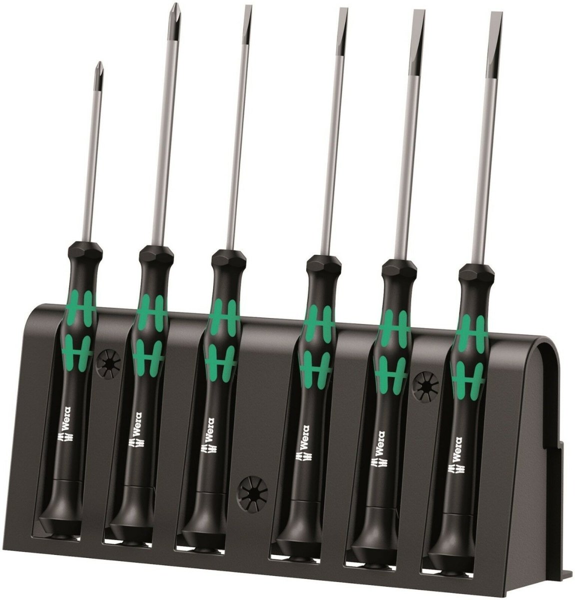 Wera 2035/6 B Micro Precision Screwdriver Set With Rack 05118152001 - Mr. Tools