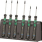 Wera 2052/6 Micro Precision Screwdriver Set With Rack 05118156001 - Mr. Tools