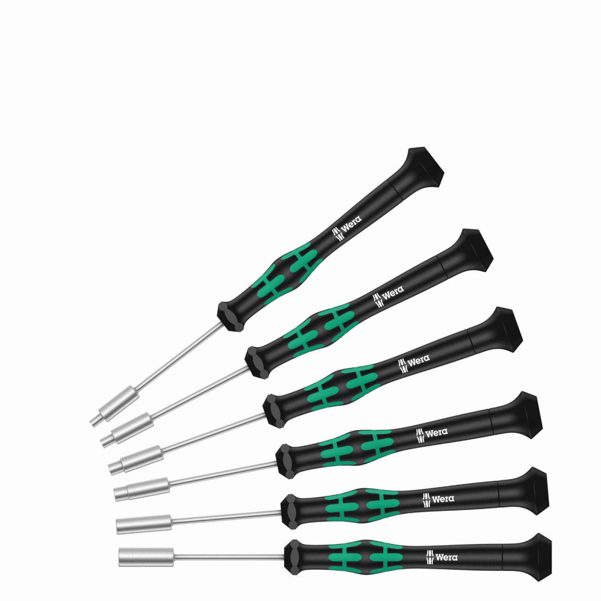 Wera 2069/6 Kraftform Micro Precision Nut Driver Set 6 Pieces 05118158001 - Mr. Tools