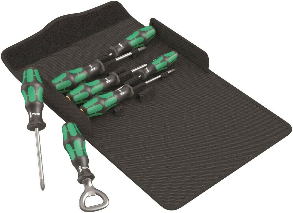Wera 300/7 Set 2 Kraftform Plus Screwdriver Set 7 Piece 05105624001 - Mr. Tools