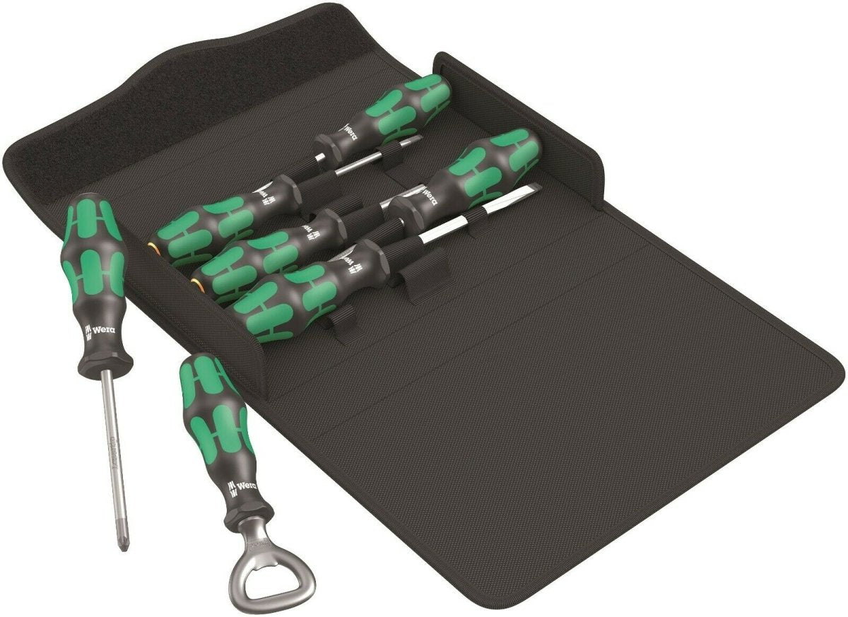 Wera 300/7 Set 3 Kraftform Plus Screwdriver Set 7 Piece 05105625001 - Mr. Tools