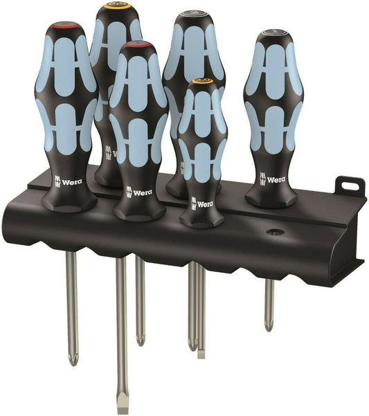 Wera 3334/3350/3355/6 Stainless Steel Screwdriver Set 6 Piece 05032063001 - Mr. Tools