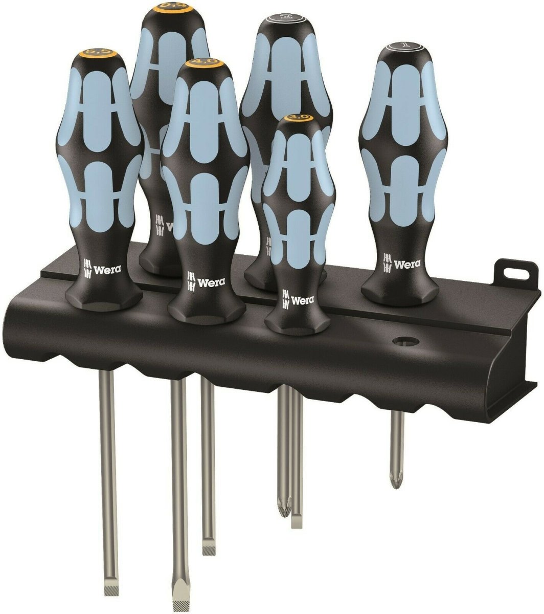 Wera 3334/3355/6 Stainless Steel Screwdriver Set 6 Piece 05032061001 - Mr. Tools