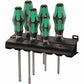 Wera 334/6 Kraftform Plus Lasertip Screwdriver Set 05105650001 - Mr. Tools