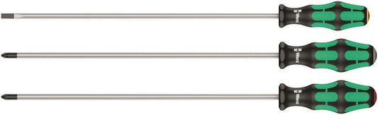Wera 335/350/355/3 Kraftform Plus Screwdriver Set 300 mm Long 05347735002 - Mr. Tools