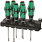 Wera 335/350/355/6 Kraftform Plus Lasertip Screwdriver Set 6 Piece 05105622001 - Mr. Tools