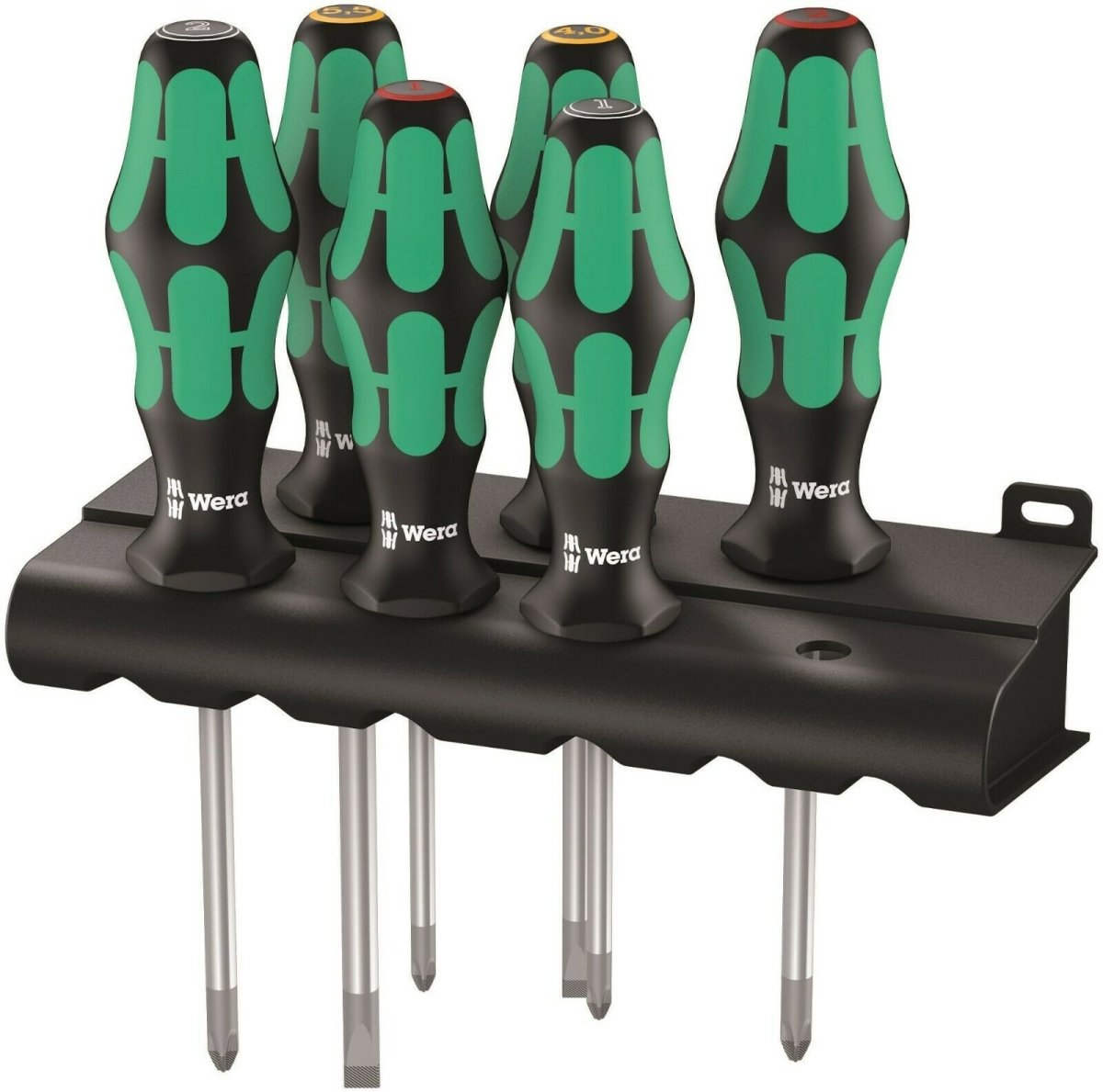 Wera 335/350/355/6 Kraftform Plus Lasertip Screwdriver Set 6 Piece 05105622001 - Mr. Tools