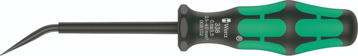 Wera 338 Actuation Tool For Terminal Blocks Spring Cages 0.6 x 3.5mm 05008102001 - Mr. Tools