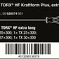 Wera 367/4 Kraftform Plus TORX® HF Screwdriver Set 300 mm 4 Piece 05028074001 - Mr. Tools