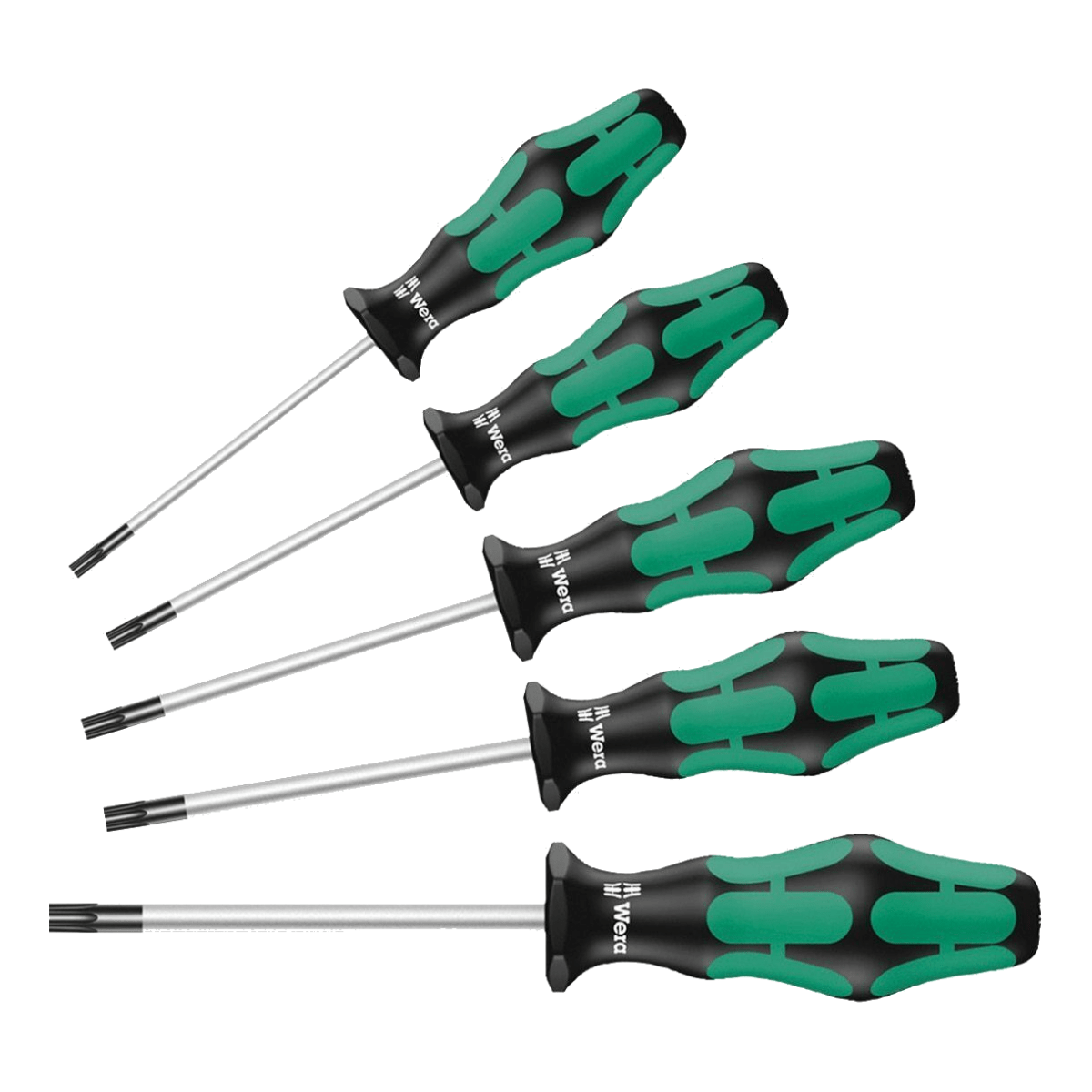Wera 367/5 Kraftform Plus TORX® Screwdriver Set 5 Piece 05345220001 - Mr. Tools