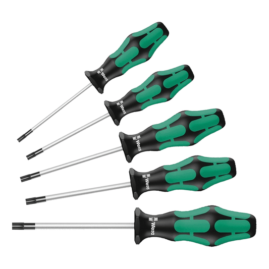 Wera 367/5 Kraftform Plus TORX® Screwdriver Set 5 Piece 05345220001 - Mr. Tools
