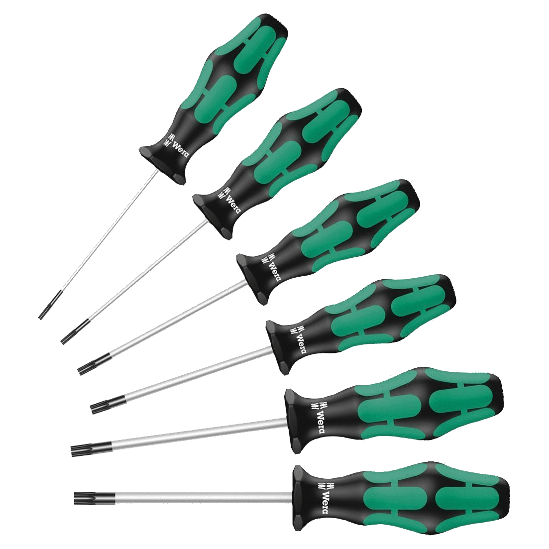 Wera 367/6 Kraftform Plus TORX® Screwdriver Set 6 Piece 05345222001 - Mr. Tools