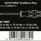 Wera 367/6 Kraftform Plus TORX® Screwdriver Set With Rack 6 Piece 05028062001 - Mr. Tools