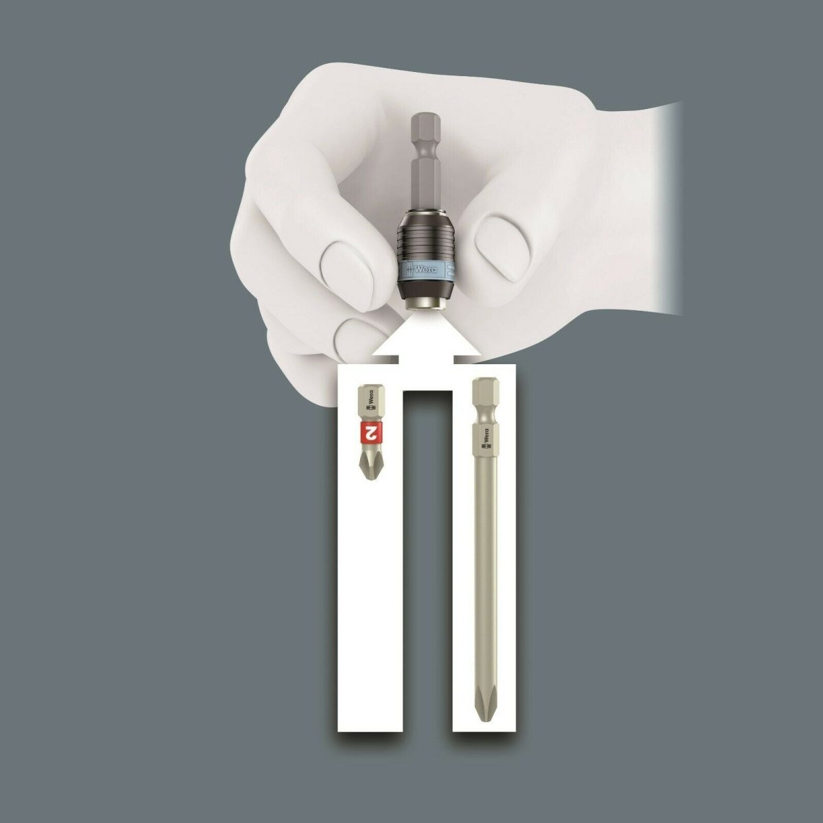 Wera 3816 R Kraftform Kompakt Screwdriver With Stainless Chuck 05051465001 - Mr. Tools