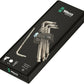 Wera 3950/9 Hex - Plus 1 SB Stainless Steel L - Key Set Metric 9 Pieces 05073544001 - Mr. Tools