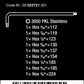 Wera 3950/9 Hex - Plus Stainless Steel L - Key Set Imperial 05022721001 - Mr. Tools
