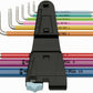 Wera 3950/9 Multicolor Stainless Steel L - Key Set Metric 05022669001 - Mr. Tools