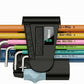Wera 3950/9 Multicolor Stainless Steel L - Key Set Metric 05022669001 - Mr. Tools