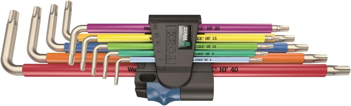 Wera 3967/9 TX SXL Multicolour HF Stainless 1 TORX® L - Key Set 05022689001 - Mr. Tools