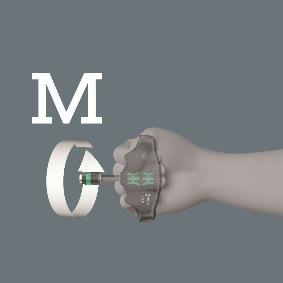 Wera 416 R T - Handle Bitholding Screwdriver With Rapidaptor 05023404001 - Mr. Tools