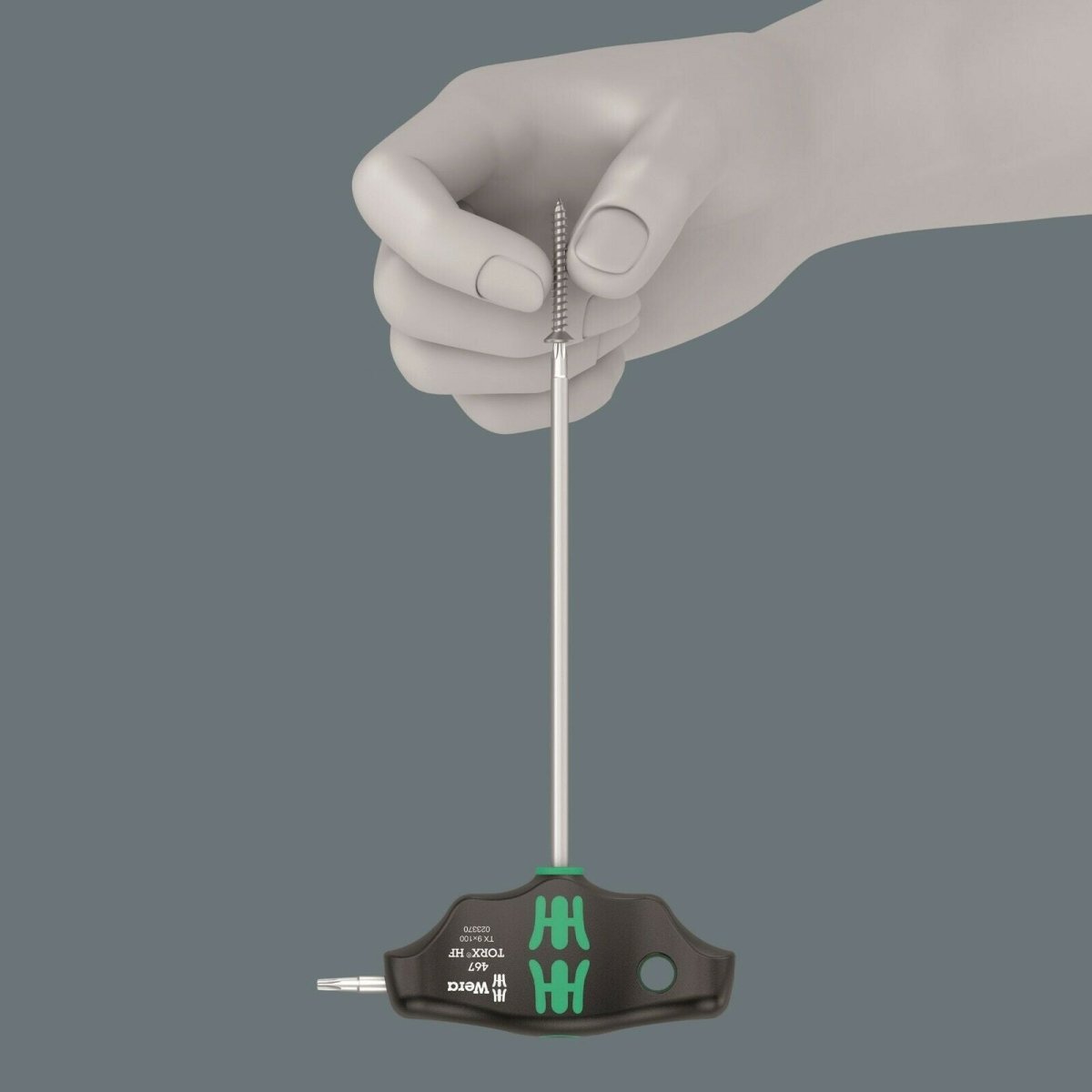 Wera 454/10 HF Set 1 Hex Plus T - Handle Screwdriver Set With Rack SAE 05023451001 - Mr. Tools