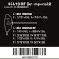 Wera 454/10 HF Set 2 Hex - Plus T - Handle Screwdriver Set 7 Piece SAE 05023454001 - Mr. Tools