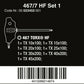 Wera 467/7 HF Set 1 TORX® T - Handle Screwdriver Set With Rack 7 Piece 05023452001 - Mr. Tools