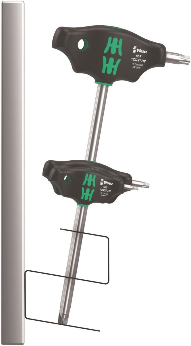 Wera 467/7 HF Set 2 TORX® T - Handle Screwdriver Set With Rack 7 Piece 05023456001 - Mr. Tools