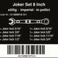 Wera 6000 Joker Ratcheting Combination Wrench Set 8 Piece SAE 05020012001 - Mr. Tools