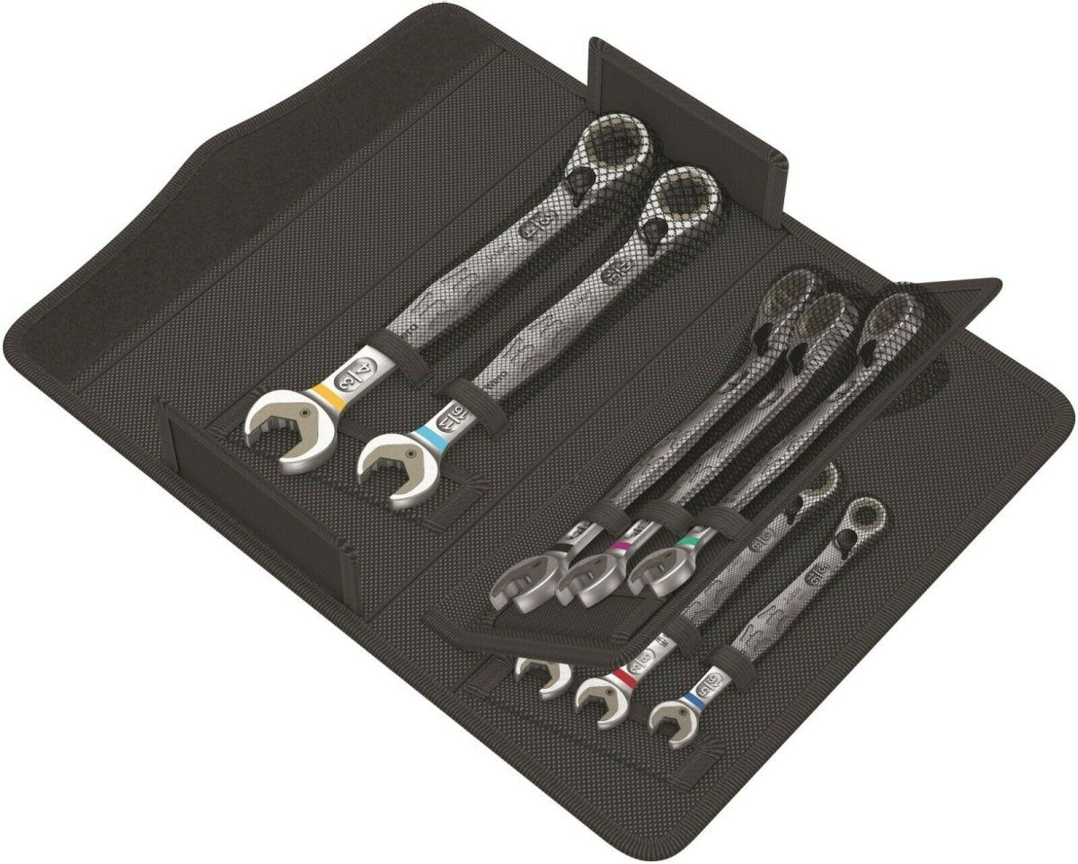 Wera 6001 Joker Switch Ratcheting Combination Wrench Set 8 Piece SAE 05020093001 - Mr. Tools