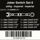 Wera 6001 Joker Switch Ratcheting Combination Wrench Set 8 Piece SAE 05020093001 - Mr. Tools